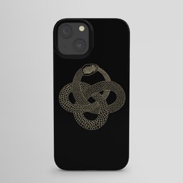 Vintage line snake iPhone Case