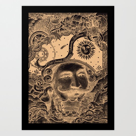 Baron von Munchausen Art Print