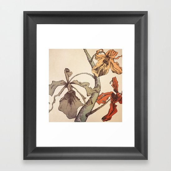 Hello Orchids Framed Art Print