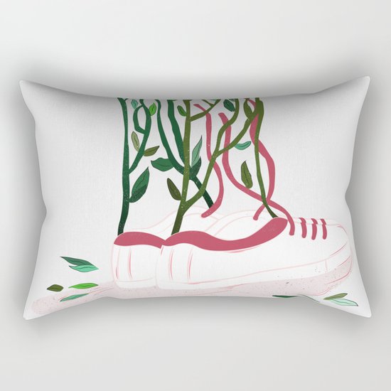 Shoes and Branches Rectangular Pillow