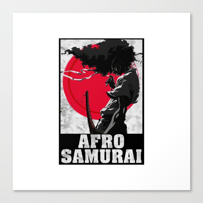 Afro Samurai Canvas Print