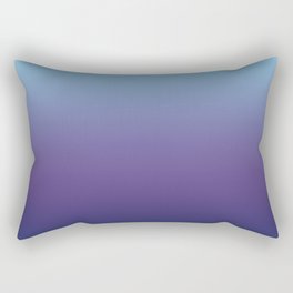 Ombre Blue Ultra Violet Gradient Pattern Rectangular Pillow