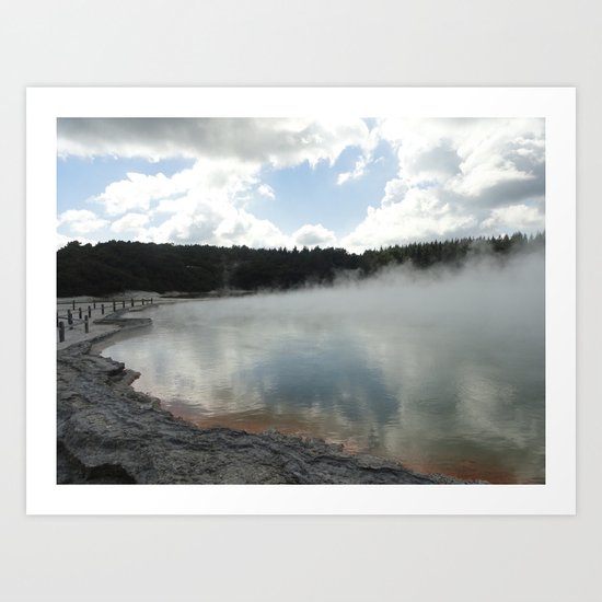 champagne pool. Art Print