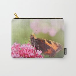 Butterfly on valerian flower Carry-All Pouch