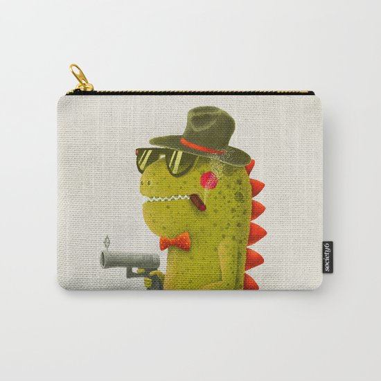 Dino bandito (olive) Carry-All Pouch