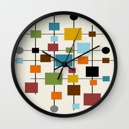 Mid-Century Modern Art 1.3 Wall Clock