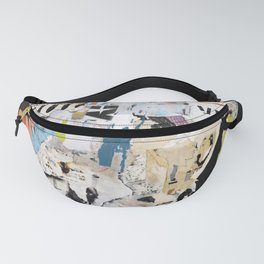 torn poster wall Fanny Pack