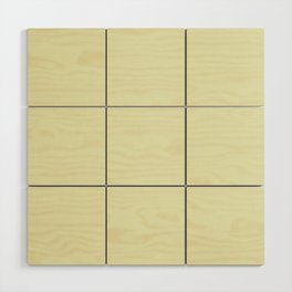 Pale Pastel Green Solid Color Hue Shade - Patternless Wood Wall Art