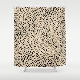 Leopard print Shower Curtain