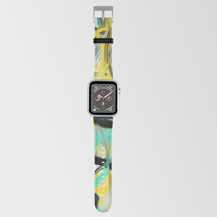 Abstract expressionist Art. Abstract Painting 42. Apple Watch Band