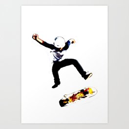 Skater Art Print