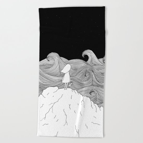 I wonder what is on the other side. Beach Towel