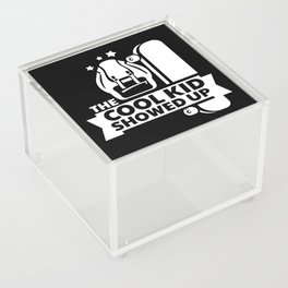The Cool Kid Showed Up Acrylic Box