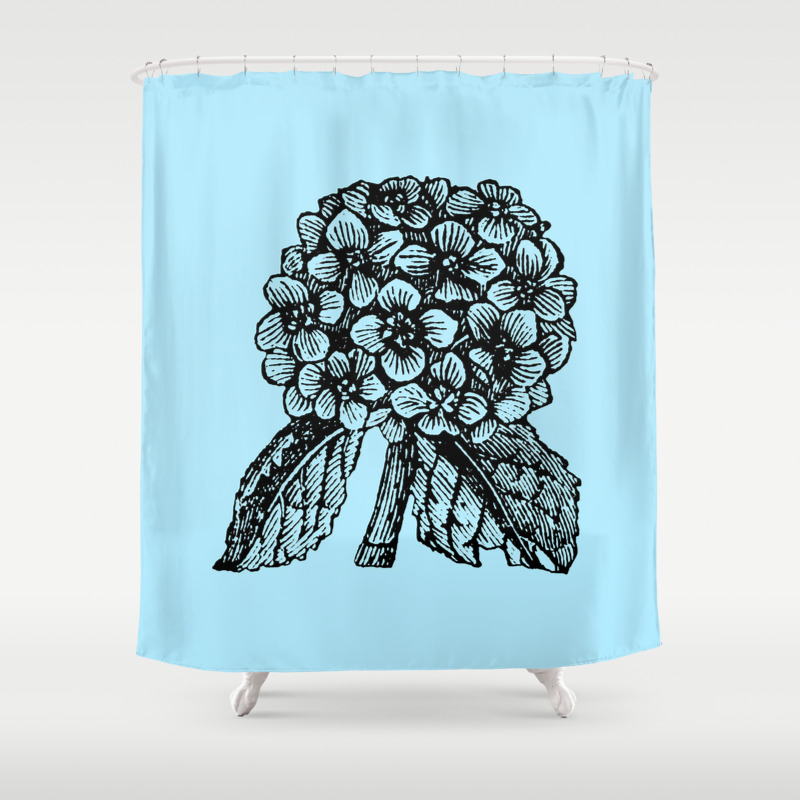 Blue Hydrangea Shower Curtain By Laurabethlove Society6