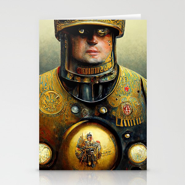 Steampunk Soldier Stationery Cards