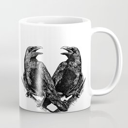 Odins Ravens Huginn and Muninn Coffee Mug
