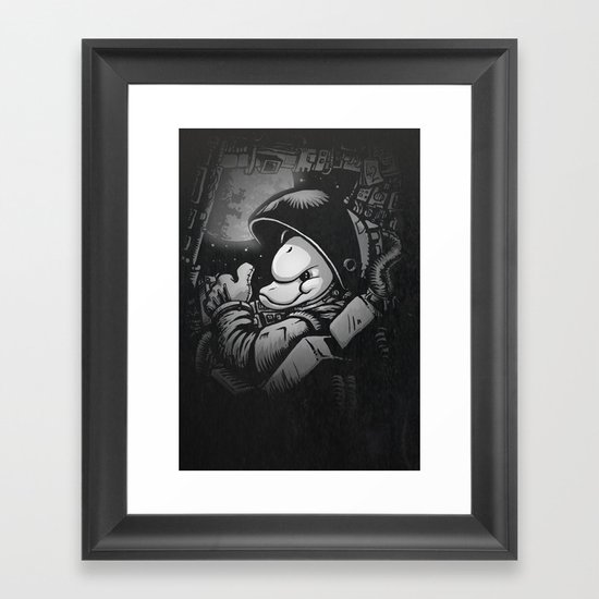 so long and thanks! Framed Art Print