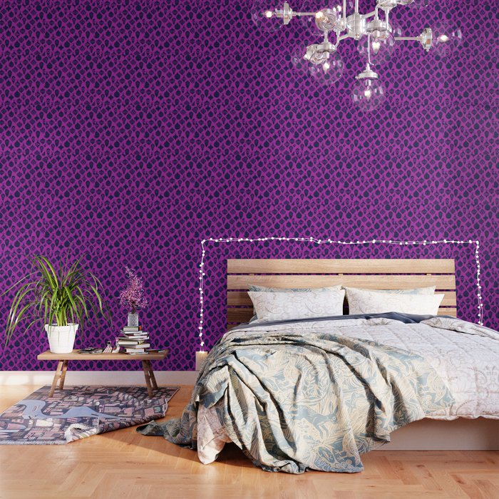 Ornaments 1.0 Bright Purple Wallpaper
