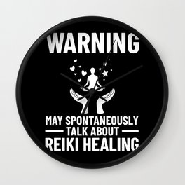 Reiki Healer Energy Healing Music Master Stone Wall Clock