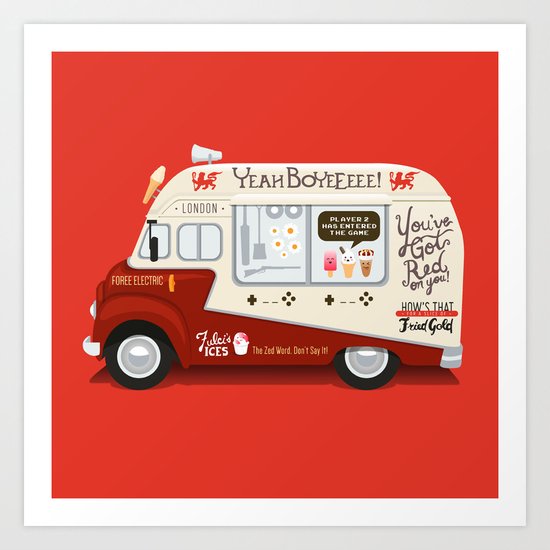 Ode To Cornetto Part 1 Art Print