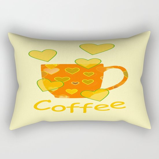 Coffee Fanatic Rectangular Pillow