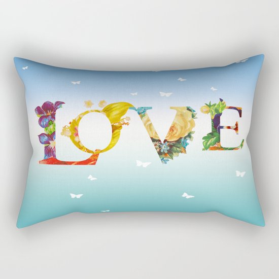 Love In The Air Rectangular Pillow