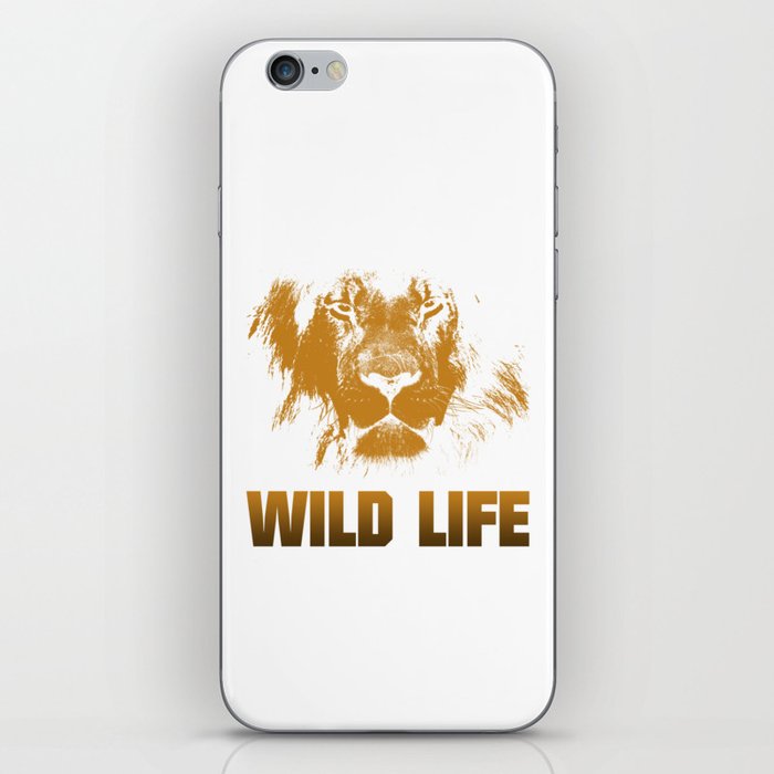 Wild life. Lions iPhone Skin