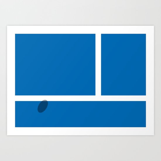 "IN" - Hawk-Eye Art Print