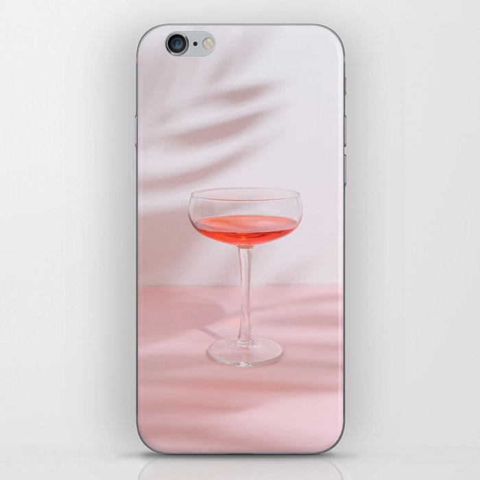 Romantic wine glass iPhone Skin