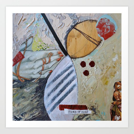 Icons of Hurt Art Print