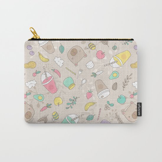Bears and smoothie Carry-All Pouch