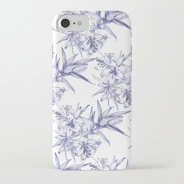 Lilium Speciosum (white) iPhone Case