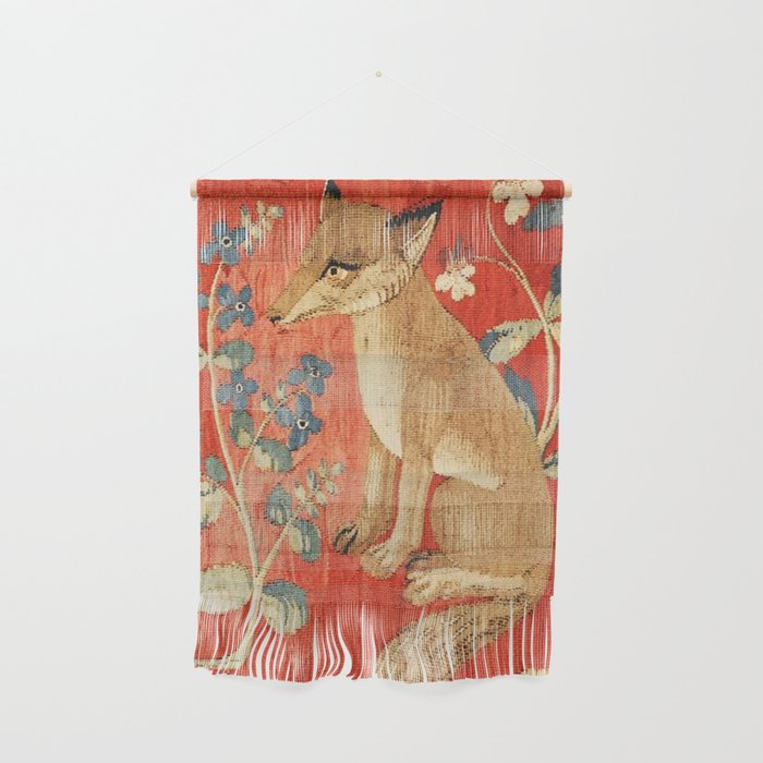 Medieval Red Fox Wall Hanging