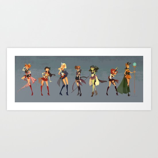 Sailors Assemble! Art Print