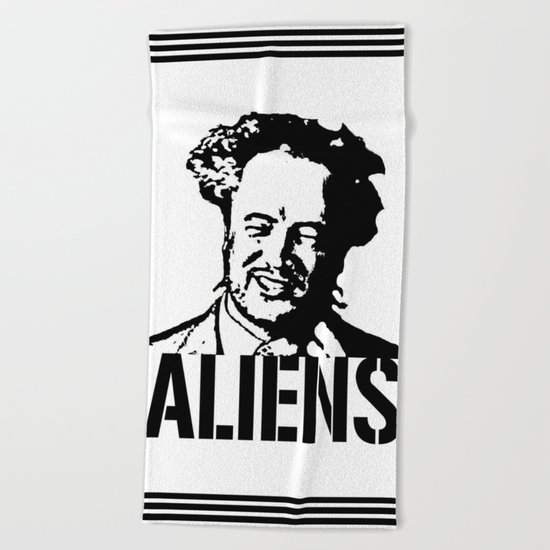 Giorgio A. Tsoukalos (The Alien Guy) Beach Towel
