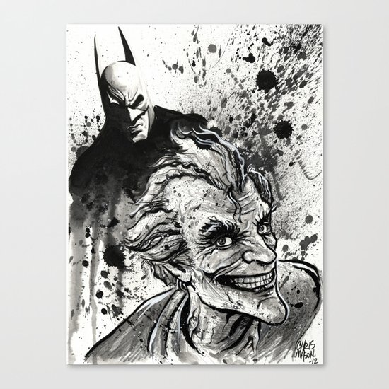 Joker: Arkham Smiles Canvas Print