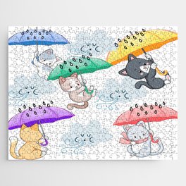 Cats Bad Weather Jigsaw Puzzle