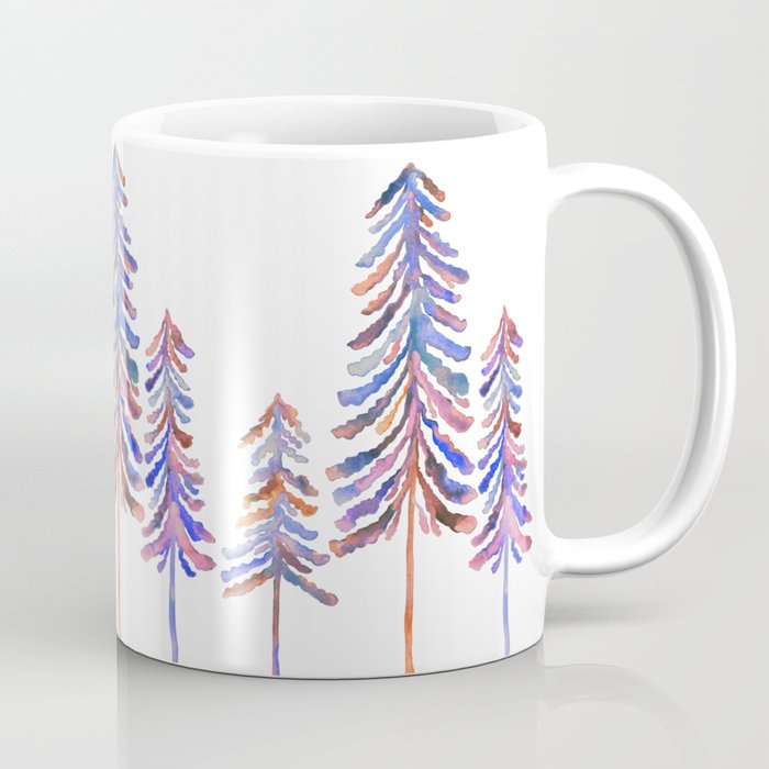 Pine Trees – Vintage Palette Coffee Mug