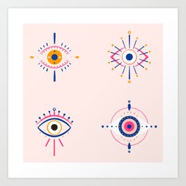 Evil Eye - Candy Pop Art Print