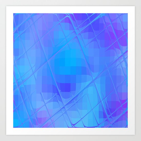 Re-Created Twisted SQ XL by Robert S. Lee Art Print
