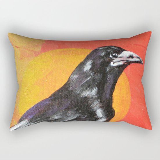 Sunrise, Sunset: Something to Crow About Rectangular Pillow