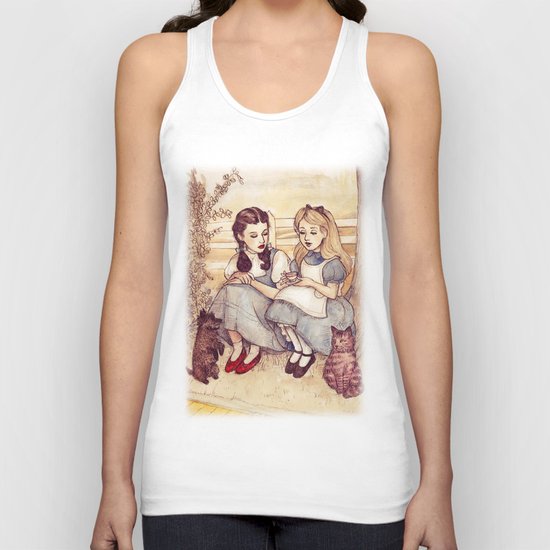 Dorothy and Alice Unisex Tank Top