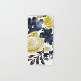 Navy Blue Hand Bath Towels For Any Bathroom Decor Society6