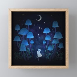 Fungi Forest Framed Mini Art Print