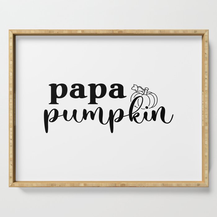 Papa Pumpkin Serving Tray