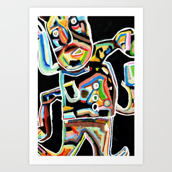 zé Carvalho (2009) Art Print