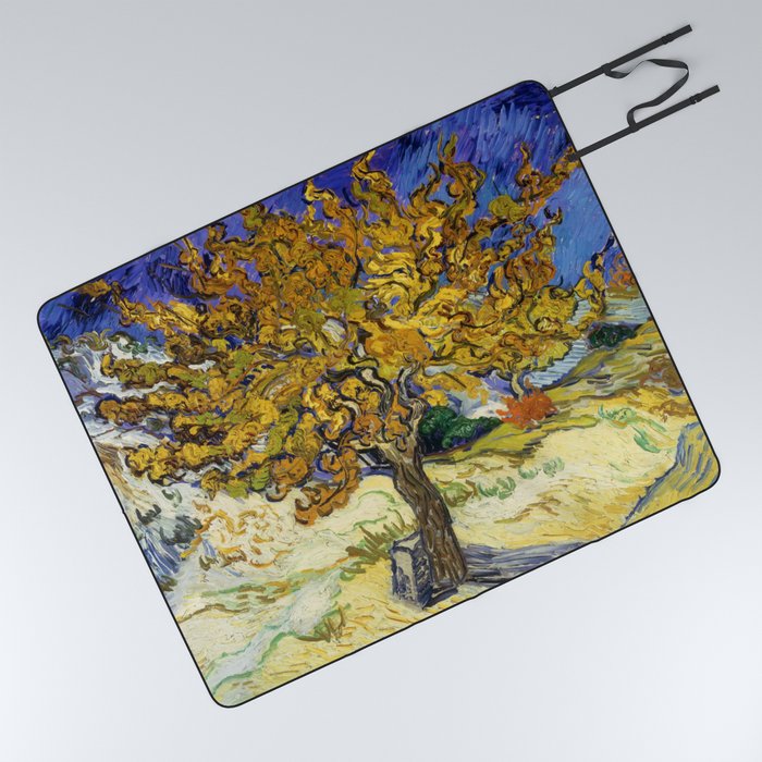 Vincent van Gogh "The Mulberry Tree" Picnic Blanket