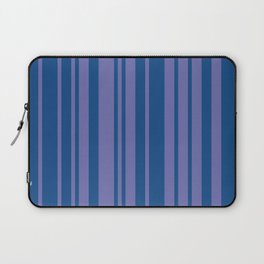 Elegant Stripes Chaotic Stripes Blue Purple Violet Laptop Sleeve