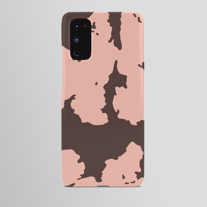 70s Howdy Cowhide in Pink and Brown Android Case