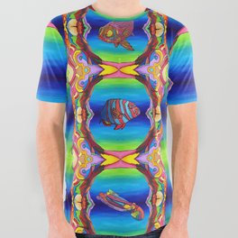 Fishes All Over Graphic Tee